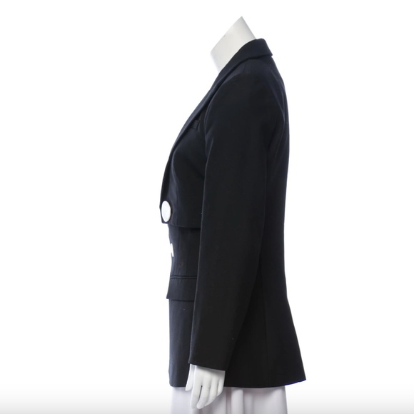 Acler Black Button Avant Garde Blazer US 4 / Small - Picture 2 of 3